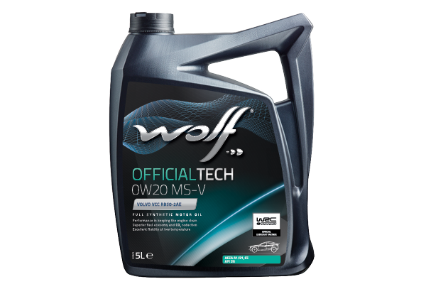 FABFDE9F70407FC39F8D536394675544B7A73878FEF18137AF233E5D140ADD95 WOLF OFFICIALTECH 0W20 MS-V (VOLVO) -5L - Slika 1
