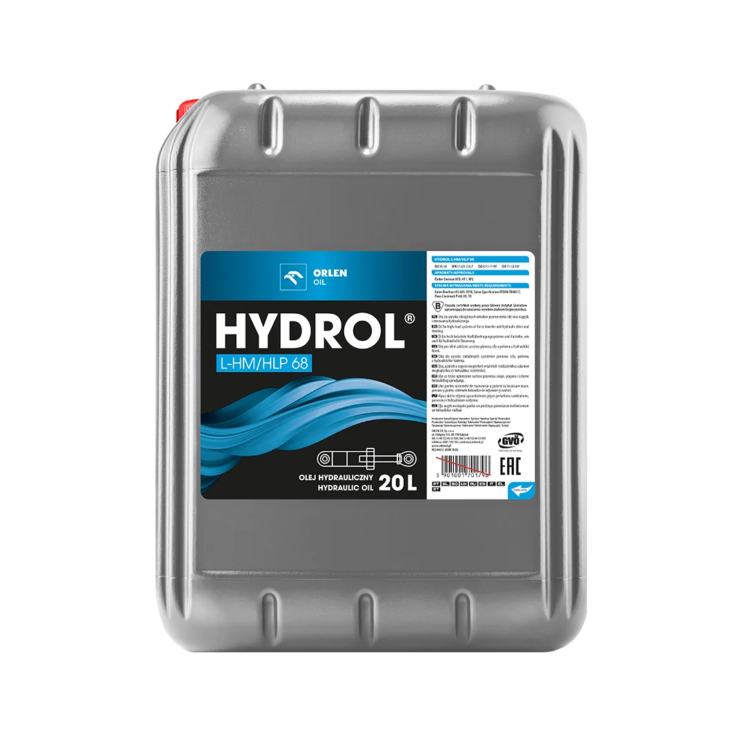 Hydrol-68-Web ORLEN HYDROL L-HM/HLP 68 - 20L - Slika 1
